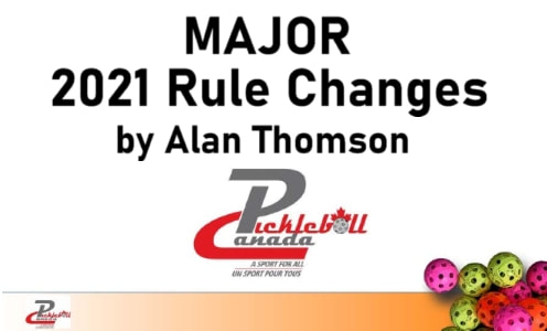 2021 Rule Changes
